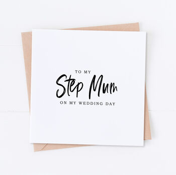 Step Dad Wedding Bridal Card, 4 of 6