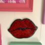 Kiss Lips Resin Wall Art, thumbnail 6 of 6