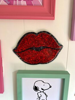 Kiss Lips Resin Wall Art, 6 of 6