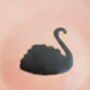 Handmade Ceramic Black Swan Pastel Plate, thumbnail 6 of 7