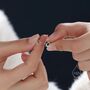 Lace Filigree Tiny Stud Earrings In Sterling Silver, thumbnail 6 of 11