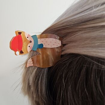 Winter Fox Claw Clip, 2 of 2