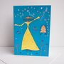 Illustrated Good Luck Bees Greetings Card, thumbnail 1 of 5