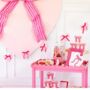 Felt Heart And Bows Party Banner, thumbnail 4 of 4
