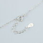 Sterling Silver Crescent Moon Pendant Necklace, thumbnail 3 of 5