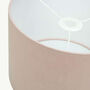 Linen Light Dusty Pink Lampshade, thumbnail 6 of 9