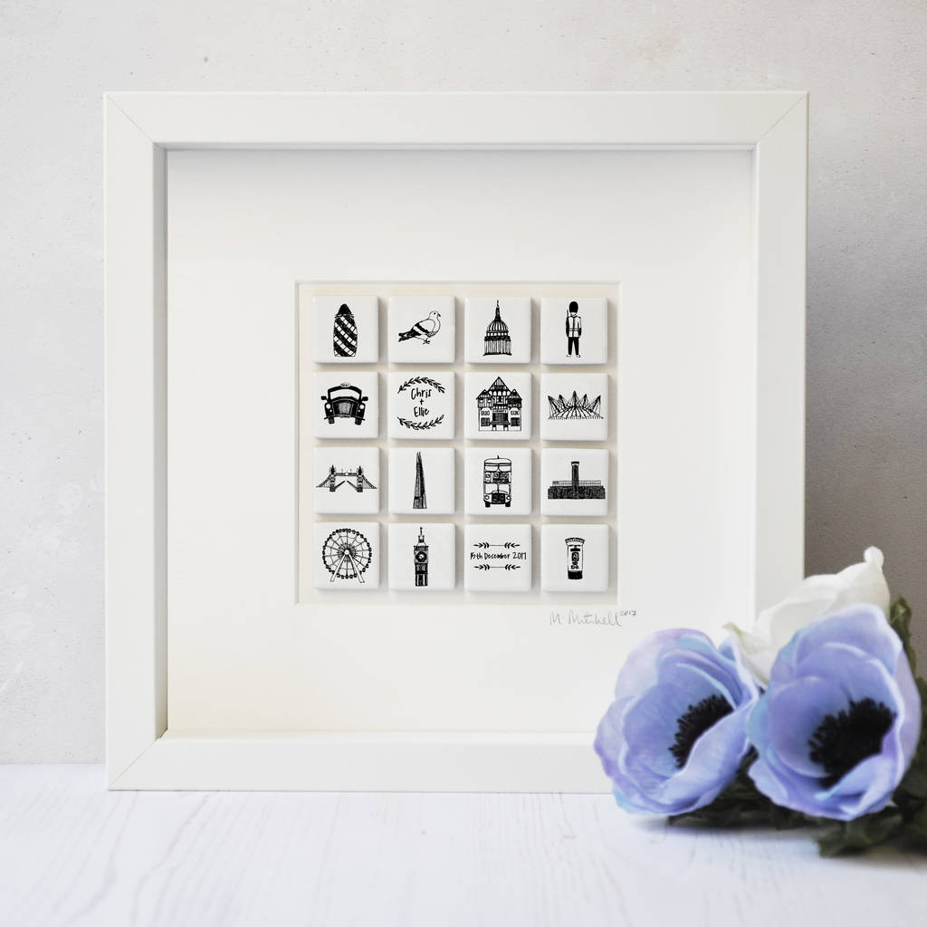 London Personalised Illustrated Wall Art, 1 of 8