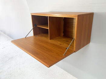1970’s Mid Century Beaver And Tapley Wall Mounted Desk, 6 of 9