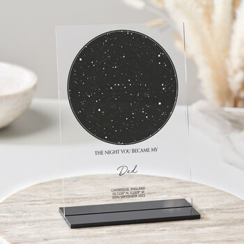 Personalised Constellation Star Map Gift For Dad, 2 of 11