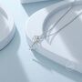 Tiny Neurone Cell Pendant Necklace In Sterling Silver, thumbnail 4 of 9