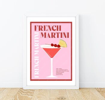Martini Cocktail Print Set, 7 of 8