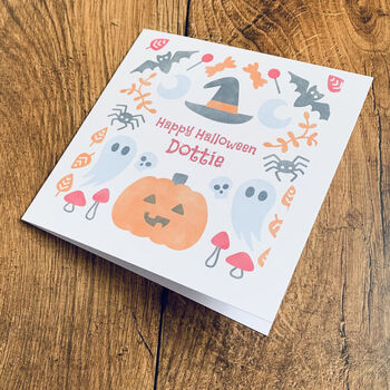 Personalised Happy Halloween Card, 5 of 6