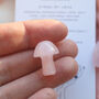 Rose Quartz Crystal Gift Set – Heart, Tower And Mushroom, thumbnail 3 of 5