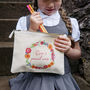 Personalised Floral Wreath Pencil Case, thumbnail 1 of 3