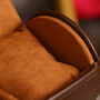Dad's Personalised Luxury Deep Brown Double Watch Box, thumbnail 4 of 8