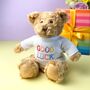 Keeleco Recycled Dougie Gift Bear 'Good Luck', thumbnail 1 of 4