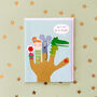 Mini Finger Puppets Birthday Card, thumbnail 4 of 5