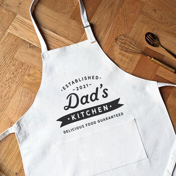 Personalised Kitchen Apron Gifts For Grandad, 4 of 6