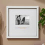 Personalised Father's Day Photo Frame With Gold Text, thumbnail 1 of 6