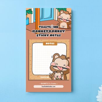 Monkey Sticky Notes | Cute Stationery, 5 of 5