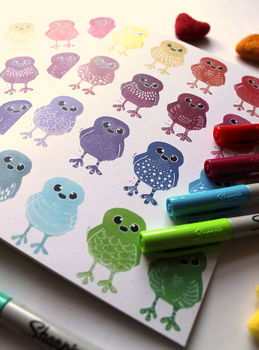 A5 Rainbow Doodle Birds Notebook, 5 of 5