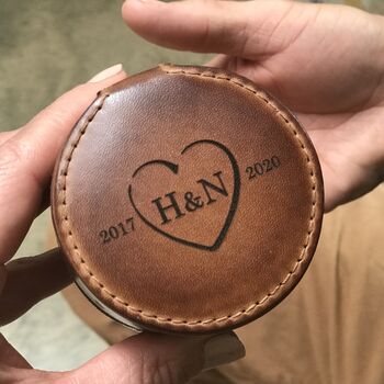 Personalised 3rd Anniversary Leather Gift, 2 of 9