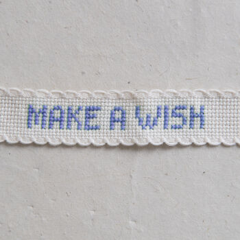Just To Say 'Make A Wish' Cross Stitch Secret Message, 2 of 8