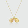 Gaia Sterling Silver Oyster Shell And Pearl Necklace, thumbnail 9 of 11