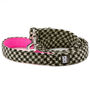 Wilma's Black And White Harris Tweed Dog Lead, thumbnail 1 of 4