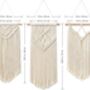 Set Of Macrame Wall Hangings Woven Tapestry, thumbnail 12 of 12