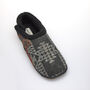 Mitch Aztec Patterned Mens Slippers Indoor/Garden Shoes, thumbnail 11 of 12