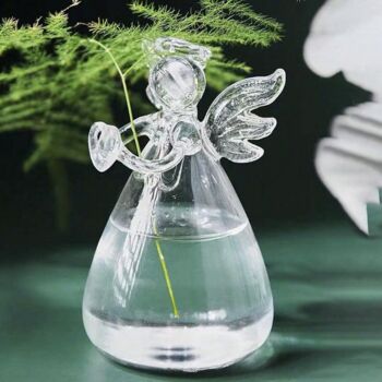 Glass Angel Bud Vase, 5 of 5