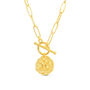 Celestial Moon Pendant T Bar Necklace, thumbnail 4 of 5
