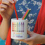 'Rainbow Crayons' Teacher Pencil Pot, thumbnail 2 of 2