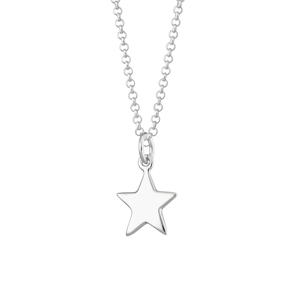 star necklace with personalised message card by lily charmed ...