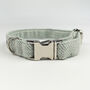 Luxury Herringbone Dog Collar, thumbnail 3 of 12
