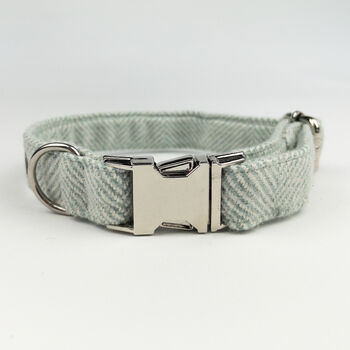 Luxury Herringbone Dog Collar, 3 of 12