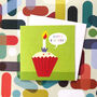 Happy Birthday Cupcake Card, thumbnail 3 of 4