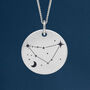 Personalised Sterling Silver Capricorn Constellation Necklace, thumbnail 1 of 12