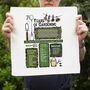 Personalised 70th Birthday Gift For Gardeners Handkerchief Pair, thumbnail 2 of 5