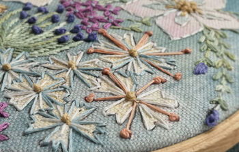 Cosmos Botanical Embroidery Kit, 9 of 11