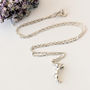 Hare Necklace In Sterling Silver, thumbnail 2 of 11