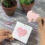Plant A Heart Pink Seed Paper Card, thumbnail 2 of 6