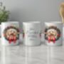 Personalised Cockapoo Christmas Wreath Dog Mug, thumbnail 2 of 2