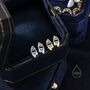 Sterling Silver Evil Eye Stud Earrings, thumbnail 6 of 11