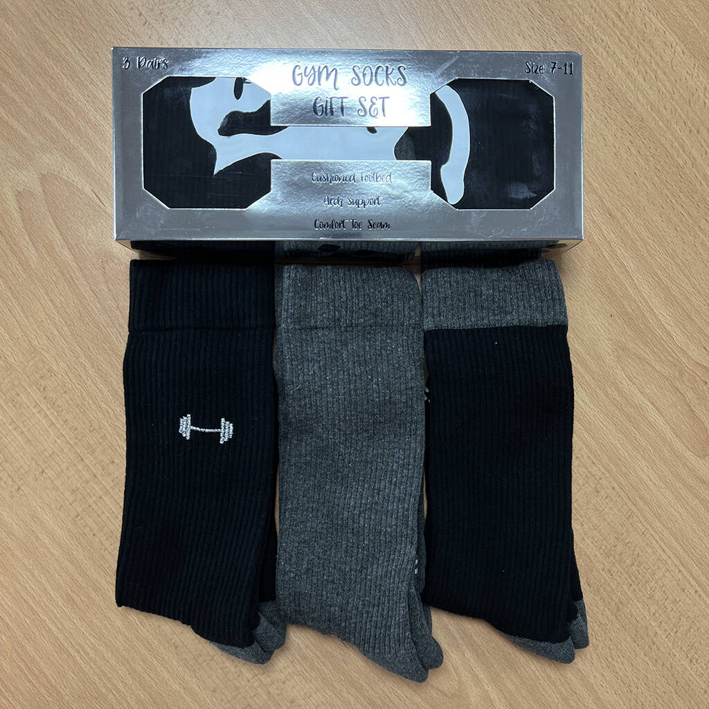 Mens Gym Socks Gift Set By Urban Eccentric