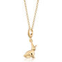 18ct Gold Rabbit Charm Necklace, thumbnail 2 of 6