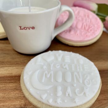 Love You To The Moon And Back Biscuit Gift, 6 of 9