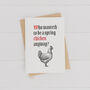 'Spring Chicken' Funny Getting Old Birthday Card, thumbnail 2 of 3