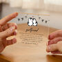 Penguin Acrylic Plaque Gift For Boyfriend Or Girlfriend, thumbnail 4 of 6